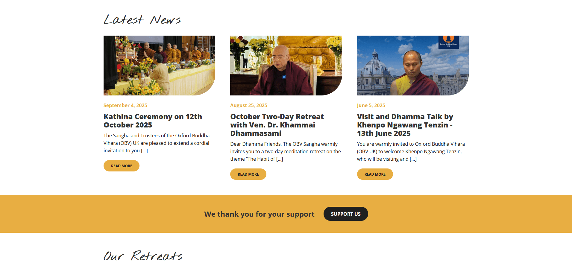 OBV event and gathering